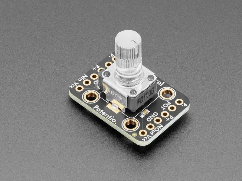 Adafruit NeoPot - Потенциометр с прозрачным валом и RGB NeoPixel
