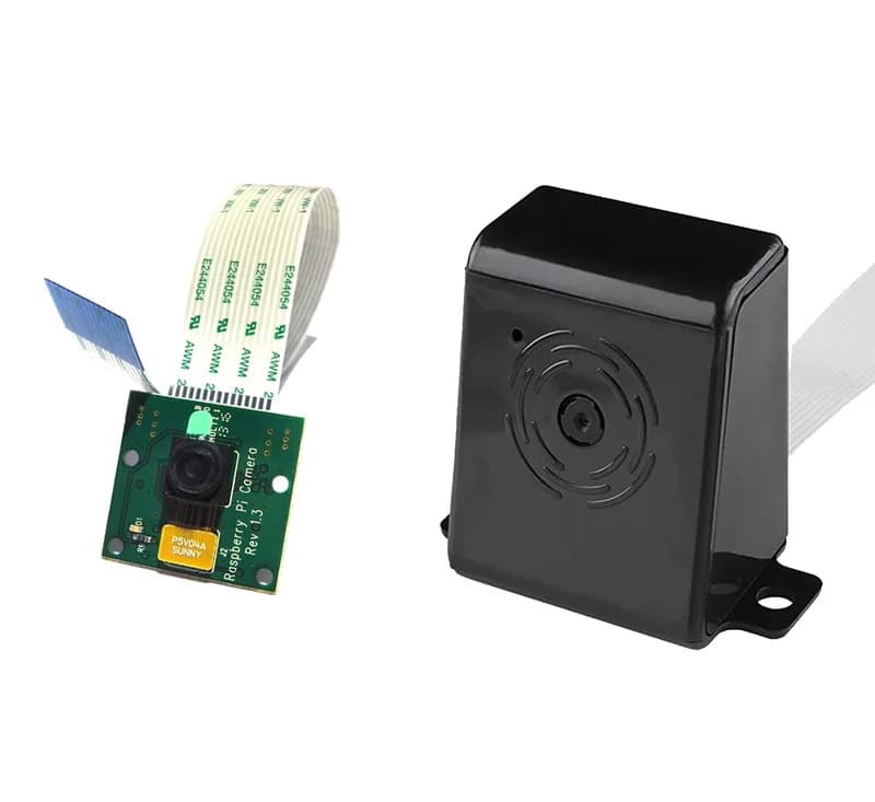 Камера Raspberry Pi с защитным чехлом — черная