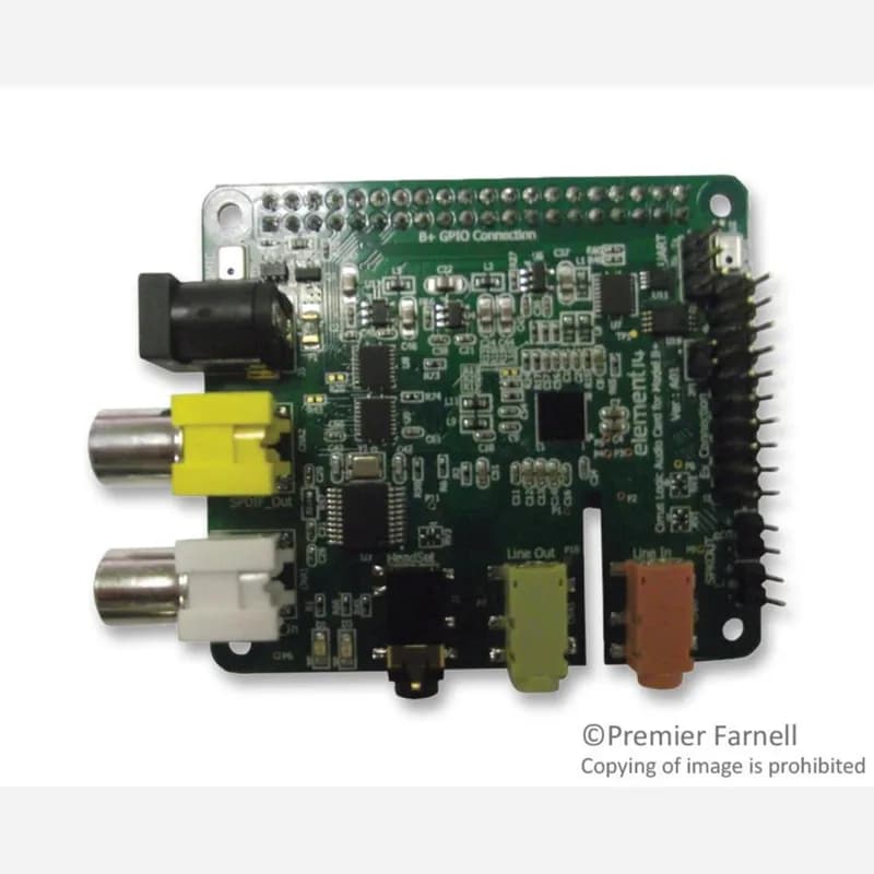 Звуковая карта для Raspberry Pi B+, 2B