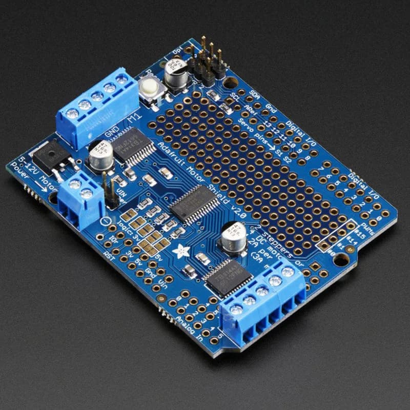 Мотор/шаговый двигатель/сервоэкран Adafruit для комплекта Arduino v2 — v2.3