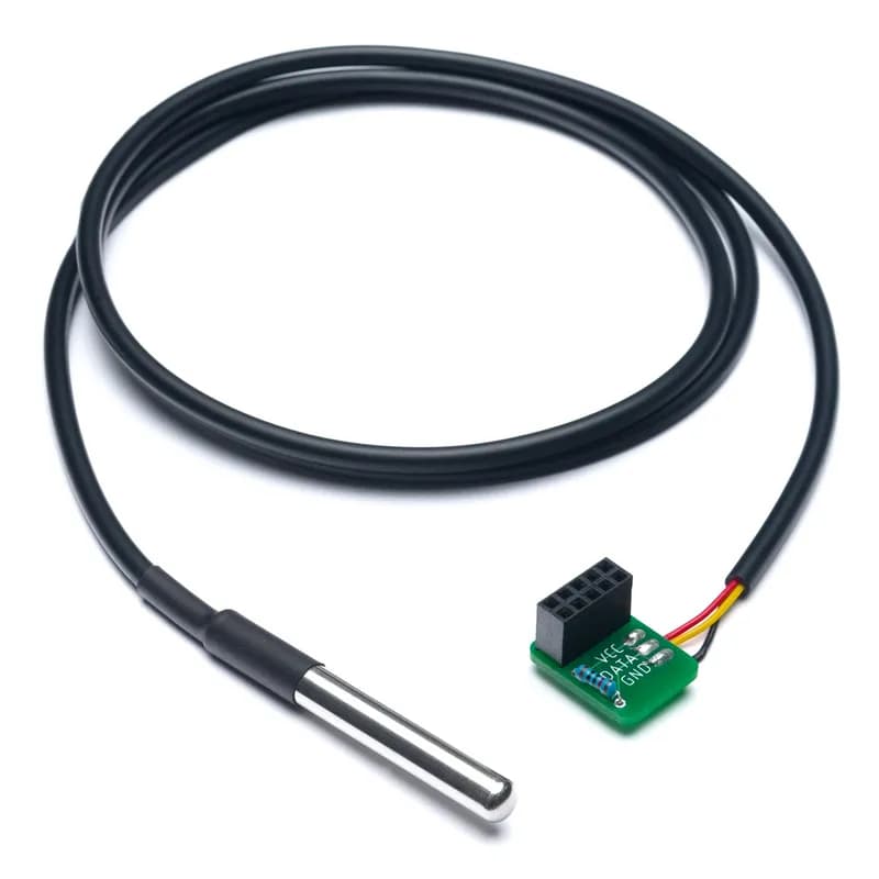 1-проводной цифровой датчик температуры для Raspberry Pi — в сборе (3 м)