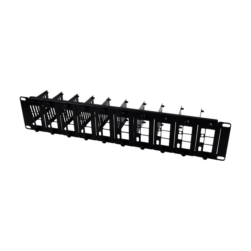 52Pi 19-дюймовая съемная передняя панель 2U для крепления в стойку для Raspberry Pi 5/4B/3B+/3B