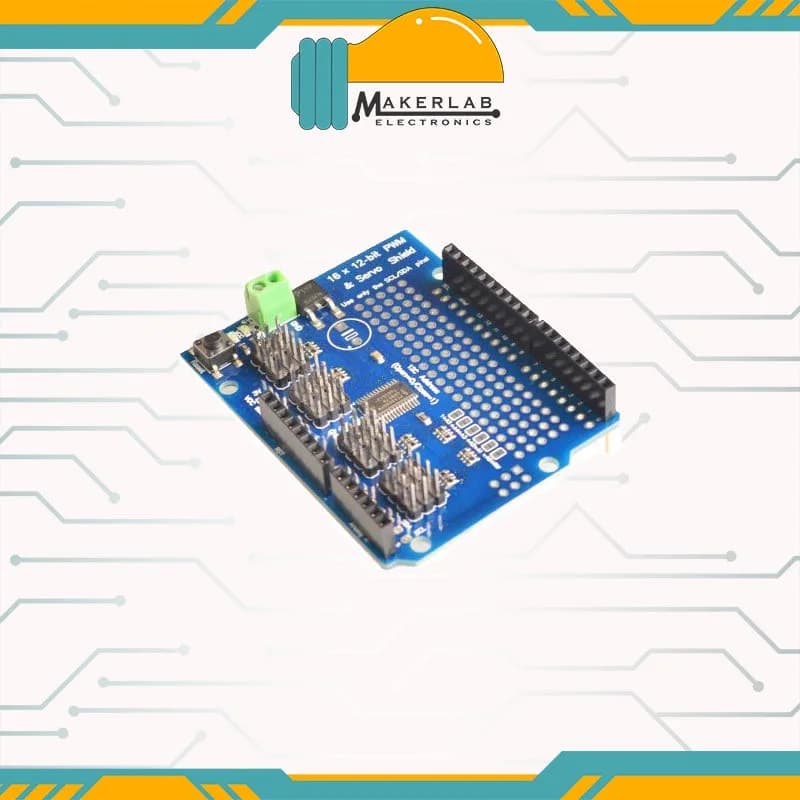 16-канальный 12-битный ШИМ сервоэкран I2C интерфейс