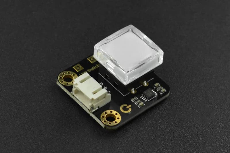 Gravity: Светодиодный переключатель для Arduino/micro:bit (Белый)