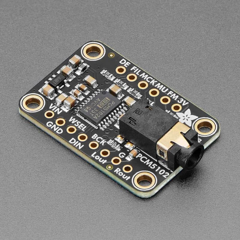ЦАП Adafruit PCM5102 I2S с линейным выходом - соотношение сигнал/шум 112 дБ