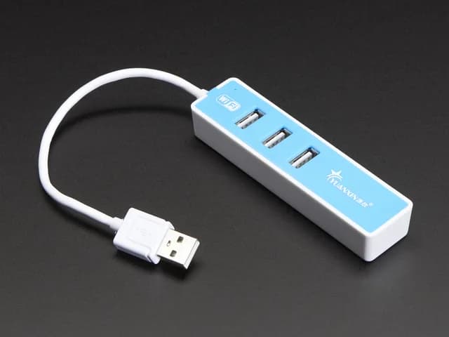 USB 2.0 Wi-Fi концентратор с 3 портами USB