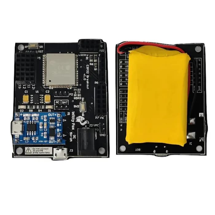 Witty Fox — плата ESP32 Storm со встроенной литий-ионной батареей и беспроводным программированием