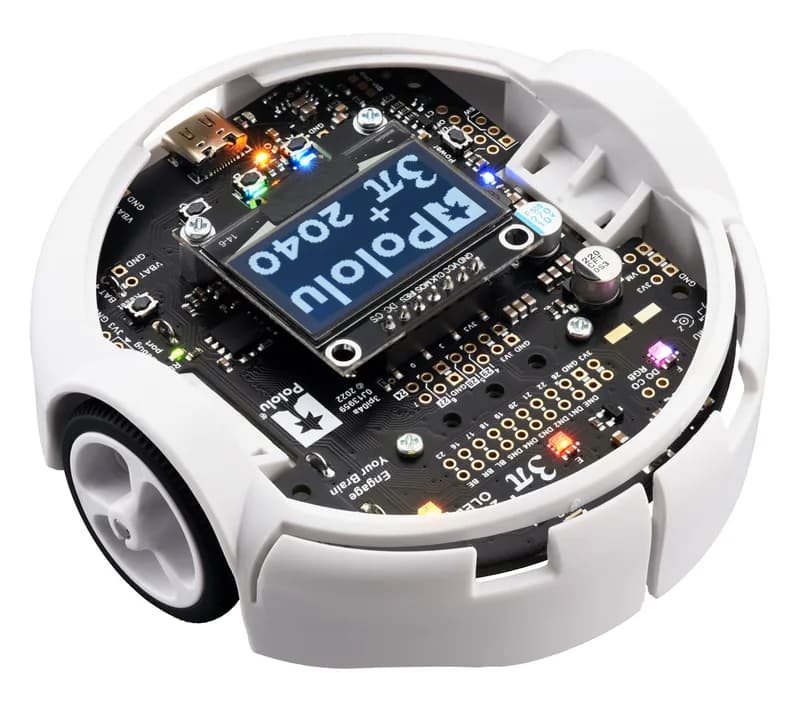 3pi+ 2040 Robot — стандартная версия (двигатели MP 30:1), в сборе