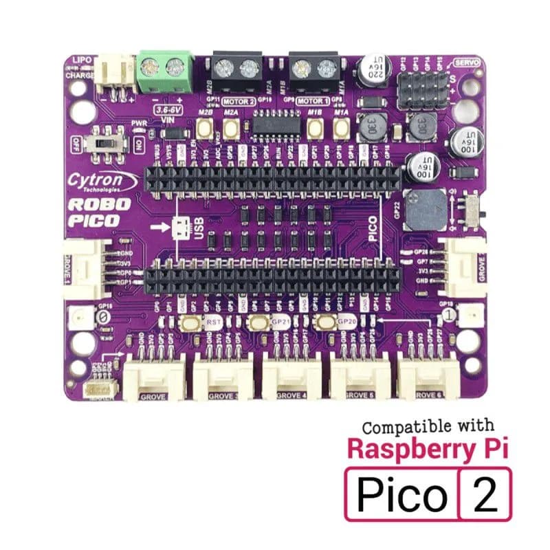 Robo Pico: упрощение робототехники для Raspberry Pi Pico/Pico W