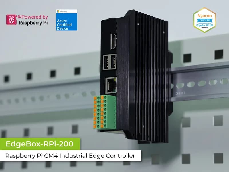 EdgeBox RPi 200 — устройство Raspberry Pi IoT Edge | Интернет вещей | 4 ГБ ОЗУ, 16 ГБ eMMC, Wi-Fi