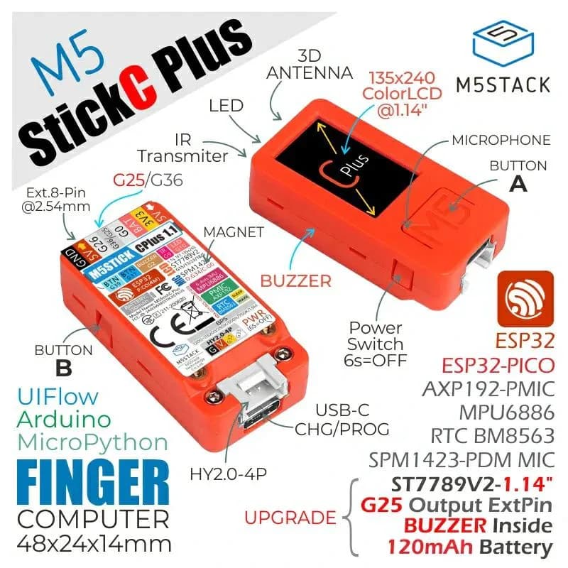 M5StickC Плюс--