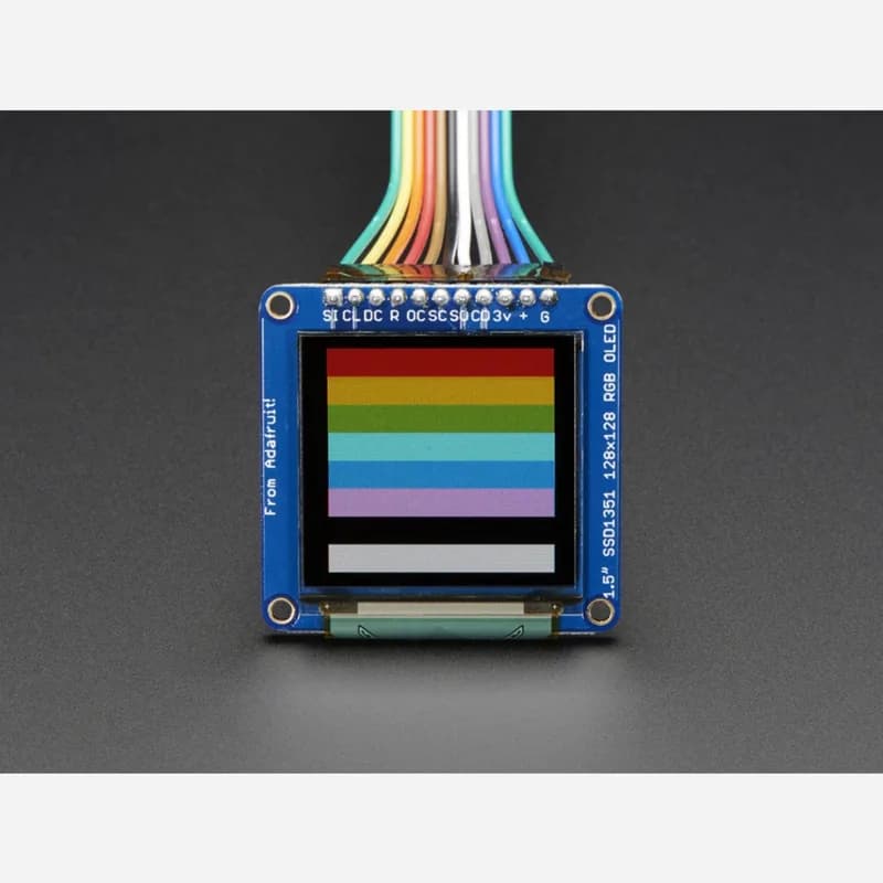 Коммутационная плата OLED — 16-битный цвет 1,5 с держателем microSD