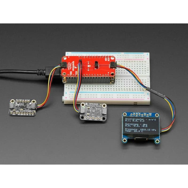 SparkFun Qwiic / Stemma QT FeatherWing (Щит для Thing Plus)