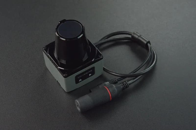 LakiBeam, однолинейный 2D ToF LiDAR промышленного класса, 1–270 градусов (25 м, 12 В, Ethernet UDP, IP65)
