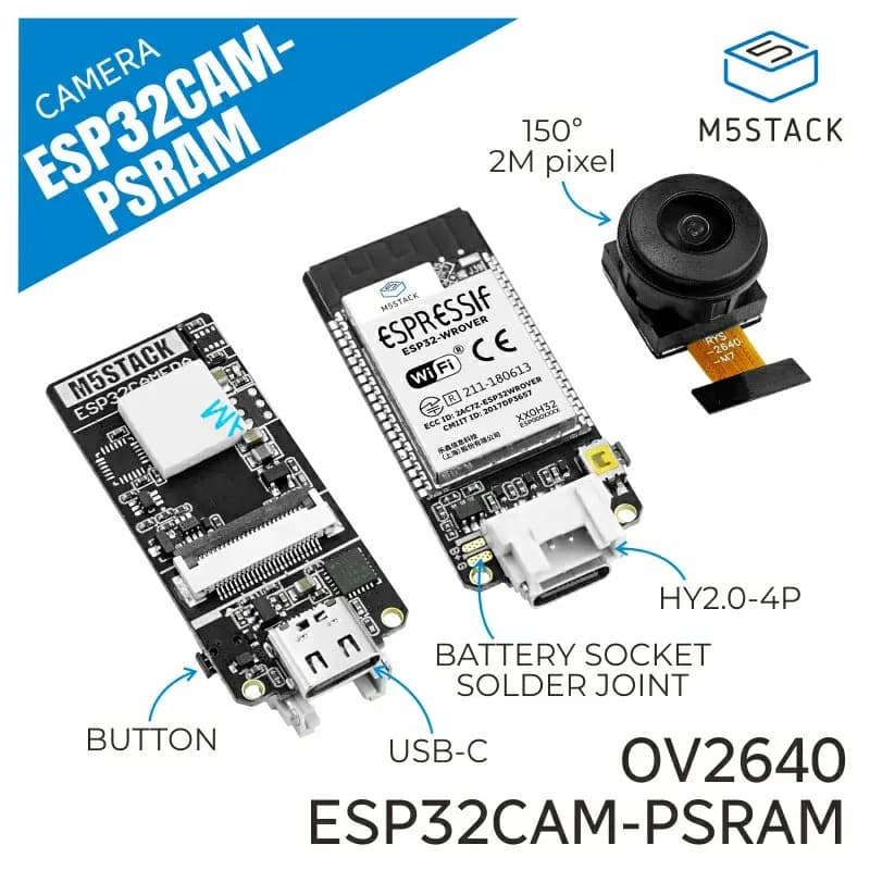 M5Stack ESP32CAM-PSRAM (OV2640)--