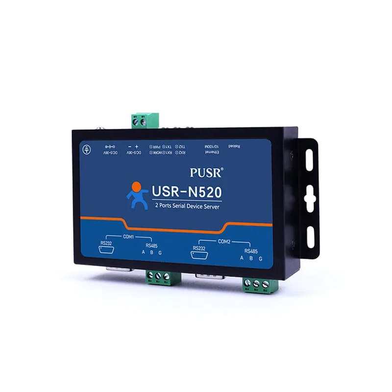 USR-N520 H7-6 Промышленный 2-портовый преобразователь RS232/RS485 или Ethernet