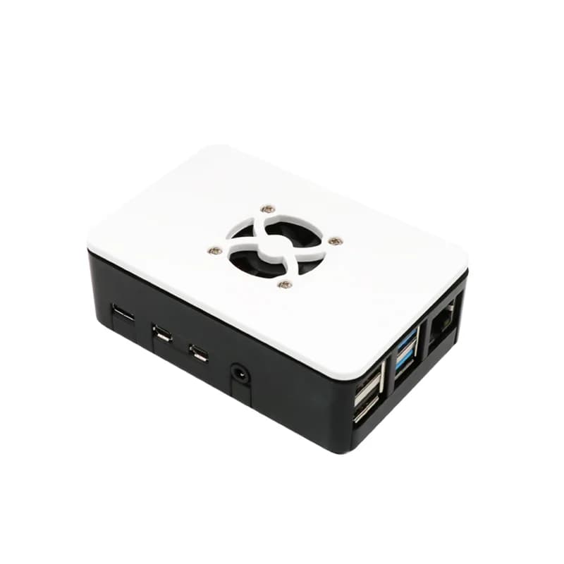Hiwonder Raspberry Pi 4B Защитный чехол из АБС-пластика с охлаждающим вентилятором