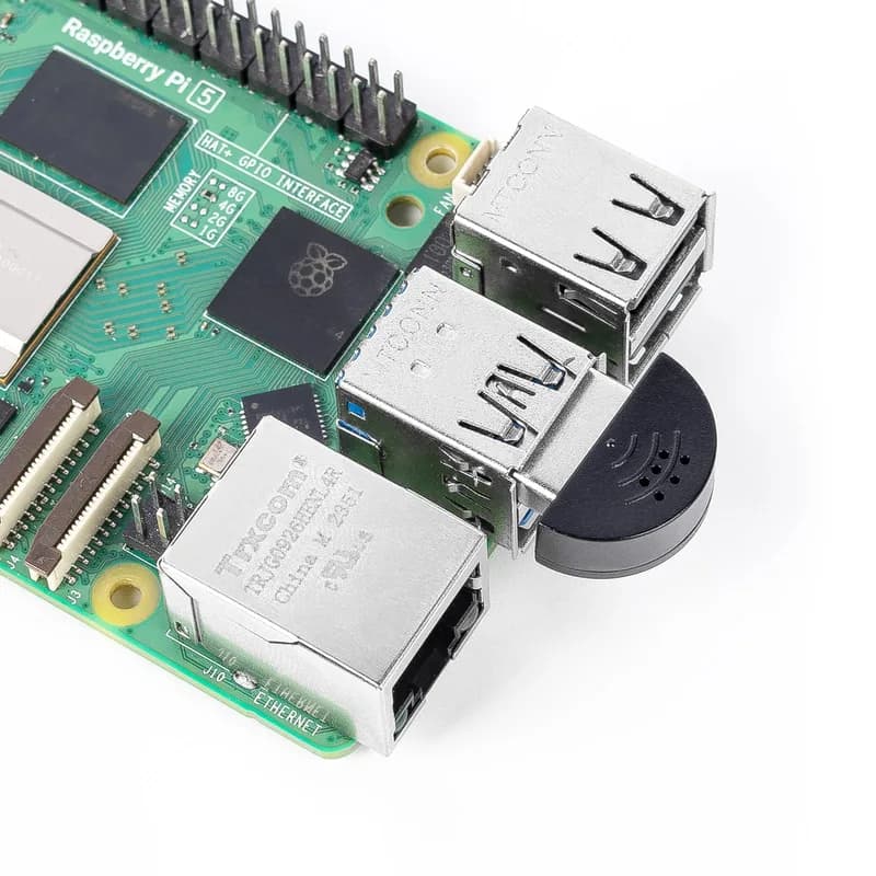 Мини-микрофон SunFounder USB 2.0 для Raspberry Pi 5/4B/3B+/3B, Pironman 5/Max/Mini/Pro Max, настольных ноутбуков, AI LLM, распознавание голоса Openclaw, без драйвера