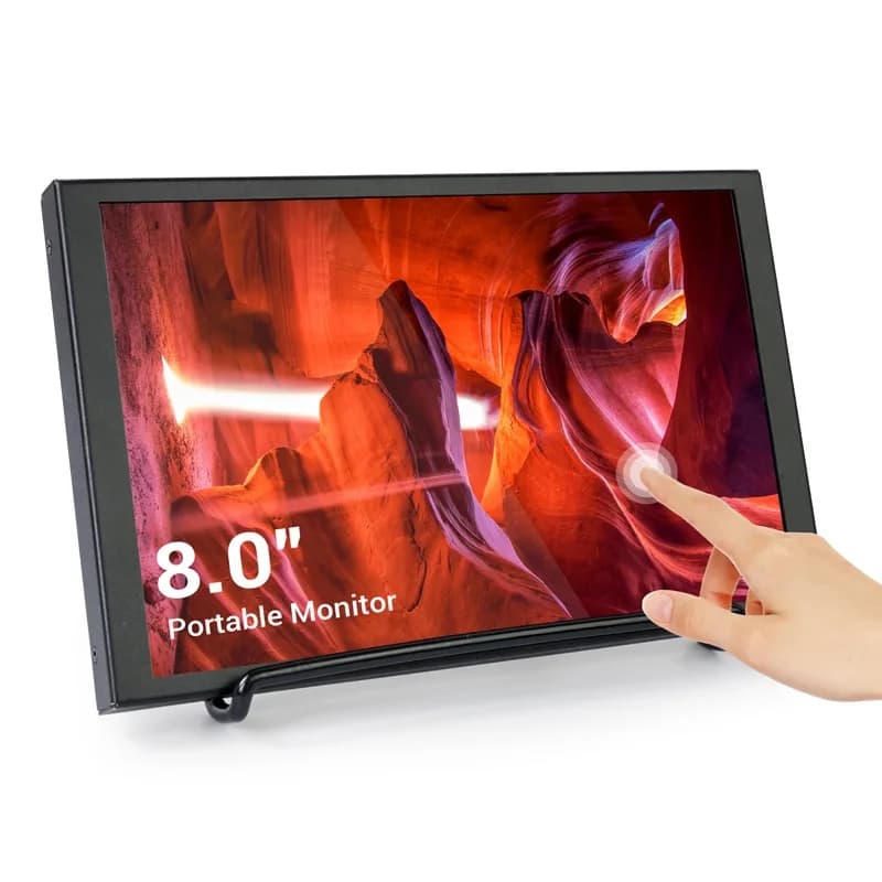 SH080T 8-дюймовый портативный ЖК-дисплей Mini HDMI с разрешением 1280x800 монитор