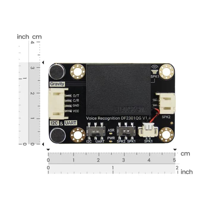 Gravity: автономный датчик распознавания голоса для micro:bit, Arduino, ESP32 - I2C и UART