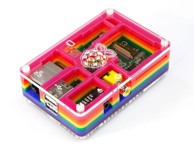 Rainbow Pibow - Корпус для Raspberry Pi Model B