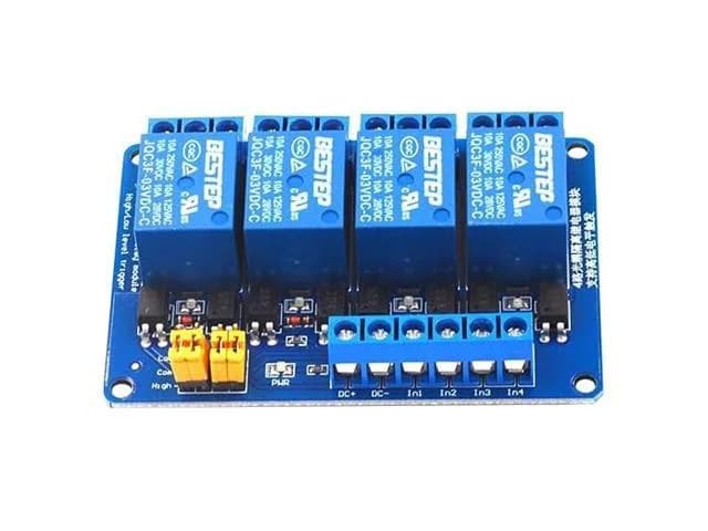 BDD RELAY BOARD 4CH 3.3V