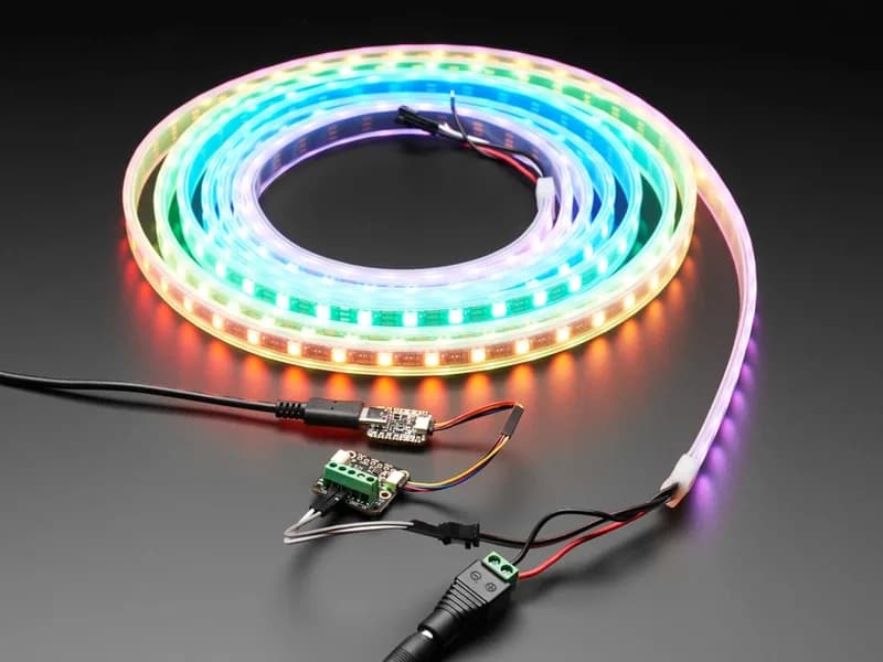 Adafruit NeoDriver — плата драйвера I2C для NeoPixel
Светодиоды