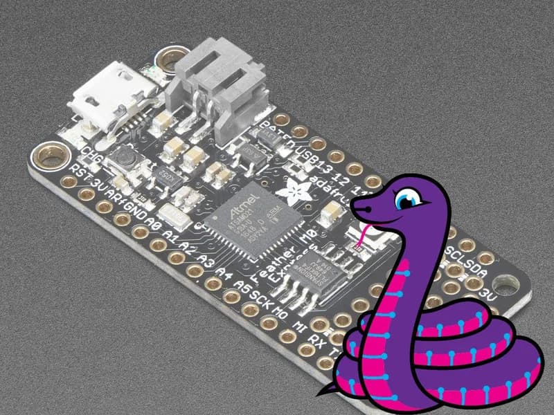 Adafruit Feather M0 Express — разработан для CircuitPython — ATSAMD21 Cortex M0