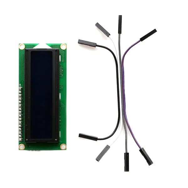 ЖК-дисплей 16x2 с комплектом I2C
ОСНОВНЫЕ ХАРАКТЕРИСТИКИ