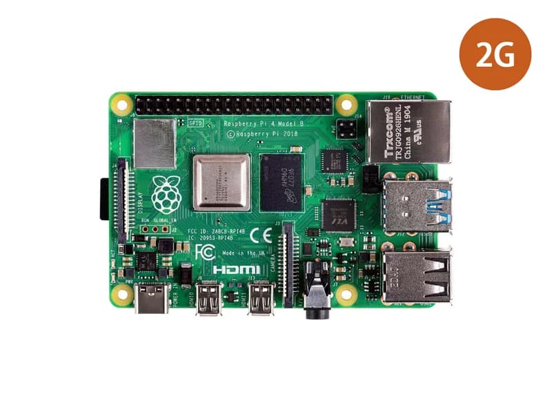 Компьютер Raspberry Pi 4, модель B, 2 ГБ