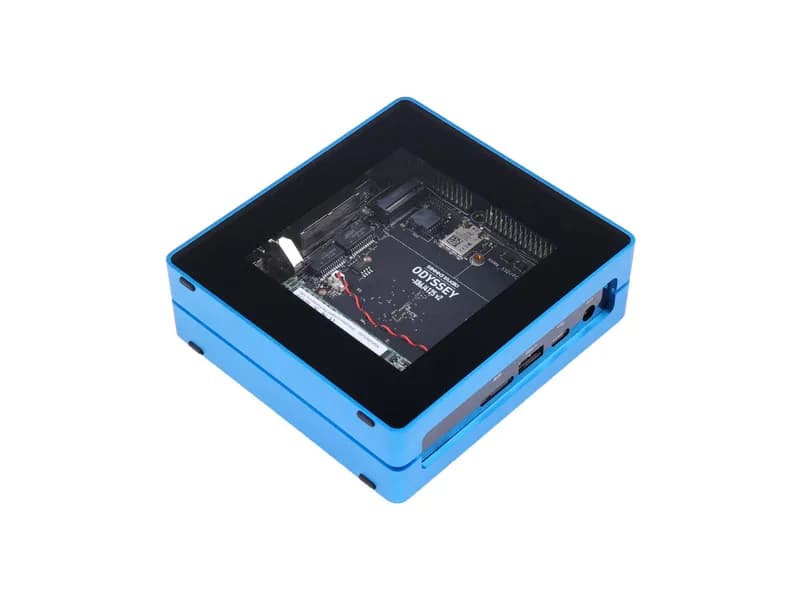 ODYSSEY Blue J4125 v2 — мини-ПК с 128 ГБ M.2 SATA, Linux и ядром RP2040, двумя сетевыми адаптерами 2,5 Gigabit Ethernet