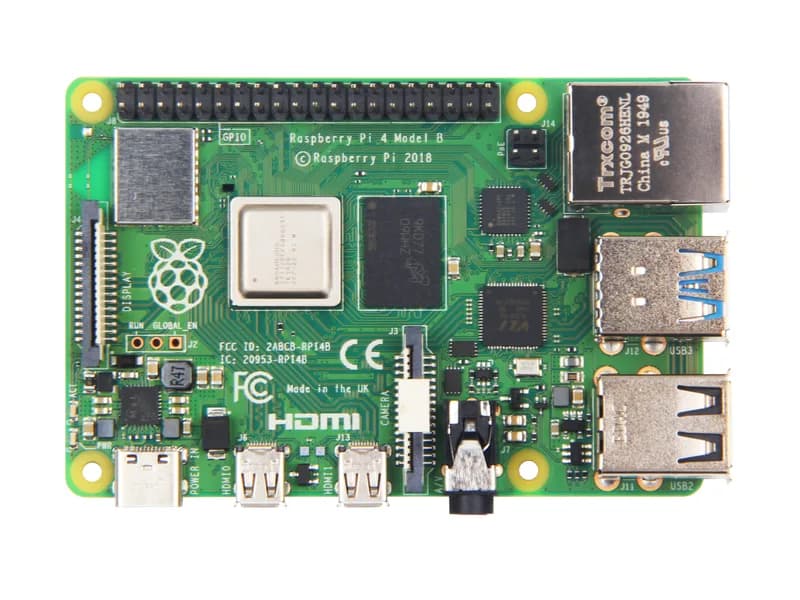 Компьютер Raspberry Pi 4, модель B, 2 ГБ, V1.2