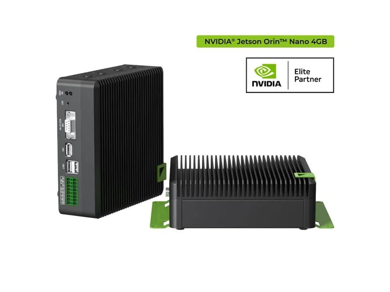 reComputer Industrial J3010 — безвентиляторное устройство Edge AI с Jetson Orin™ Nano 4 ГБ