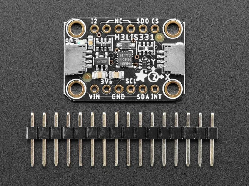 Adafruit H3LIS331 Трехосный акселерометр сверхвысокого диапазона STEMMA QT / Qwiic