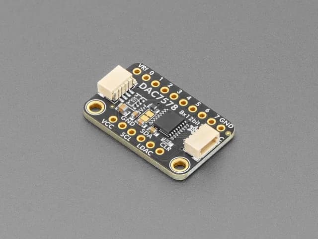 Adafruit DAC7578 Breakout — 8-канальный 12-битный ЦАП I2C