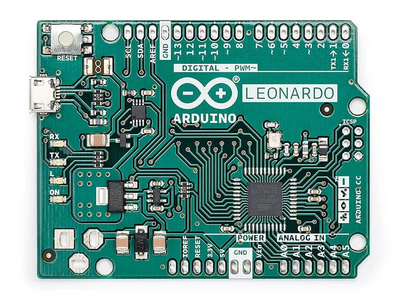 Arduino Leonardo без разъемов