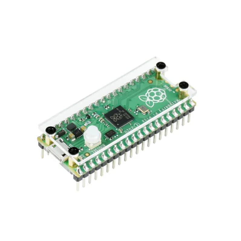 Прозрачный акриловый защитный чехол для Raspberry Pi Pico