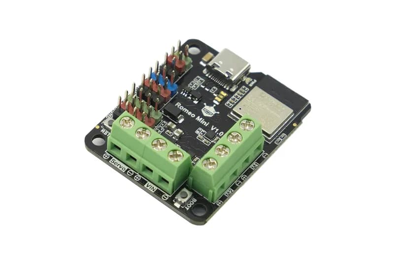 Расширьте возможности своих роботов с помощью платы управления Romeo Mini ESP32-C3