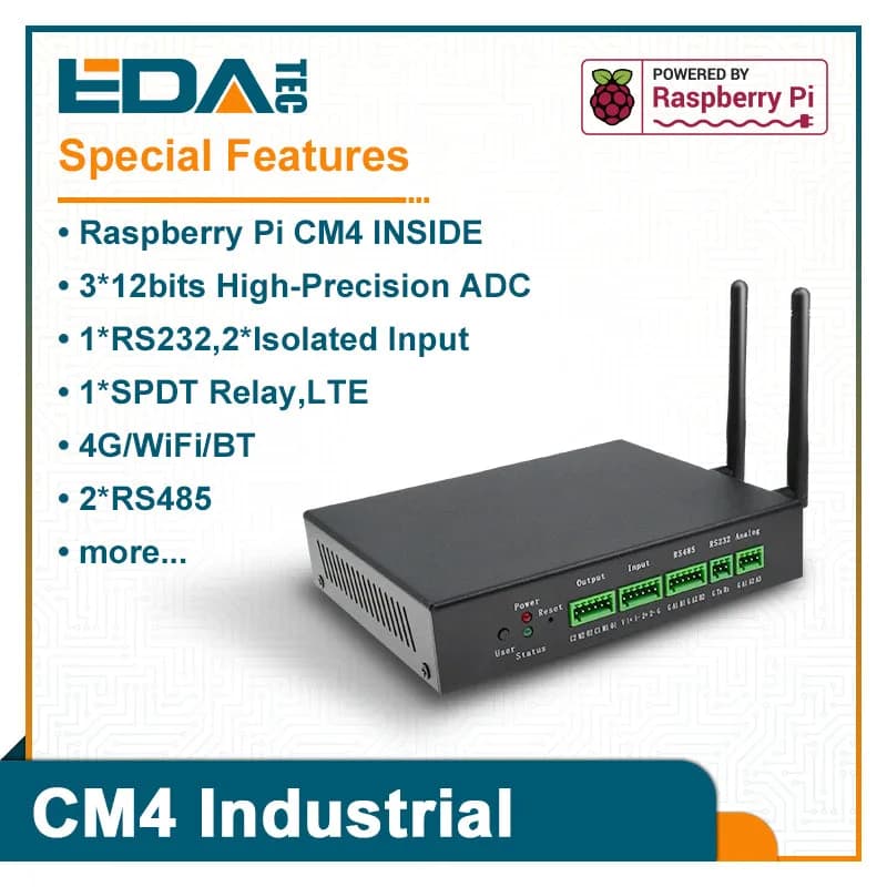 Компактер CM4 Встроенный компьютер EDATEC ED-CM4IND