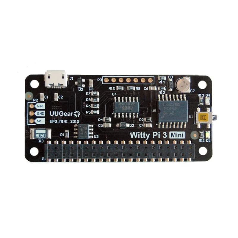 Witty Pi 3 Mini: часы реального времени и управление питанием для Raspberry Pi