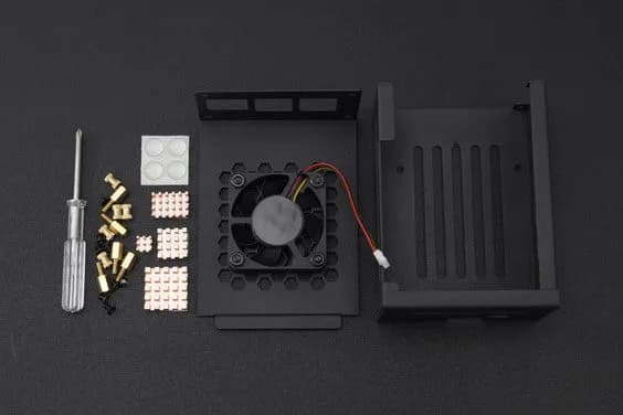 Цельнометаллический корпус для одноплатного компьютера Raspberry Pi 5