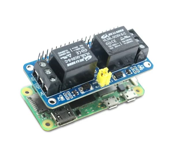 Zero Relay - 2-канальная релейная плата 5 В для Raspberry Pi