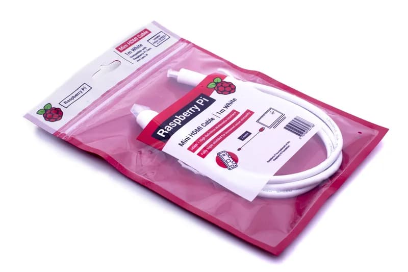 официальный кабель mini-HDMI или стандартный HDMI, 1 м