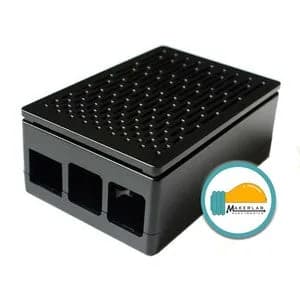 Стандартный корпус Raspberry Pi 4 Черный__ Корпус из АБС-пластика