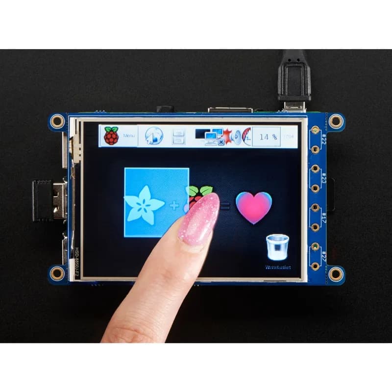 PiTFT Plus 320x240 3,2 TFT + резистивный сенсорный экран