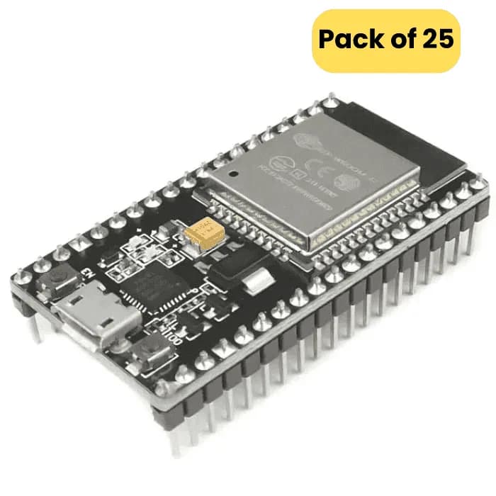 ESP32 (38-контактный) Wi-Fi + Bluetooth Макетная плата NodeMCU-32 (25 шт. в упаковке)