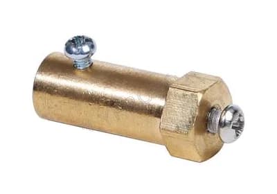 Латунная шестигранная монтажная втулка, 6 мм, шестиугольная, 12*12*30 мм