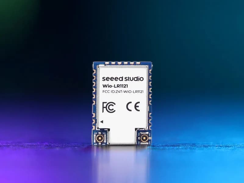 Беспроводной модуль Wio-LR1121 с IPEX (катушкой для ленты), встроенным LR1121, поддерживает суб-ГГц, ISM 2,4 ГГц и спутниковый S-диапазон 2,1 ГГц.