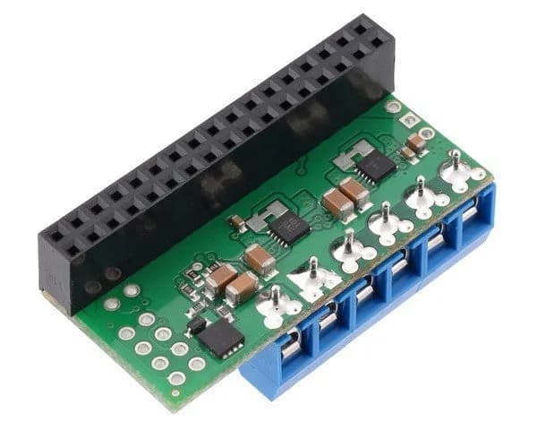 Pololu Dual MAX14870 Драйвер двигателя для Raspberry Pi (в сборе)