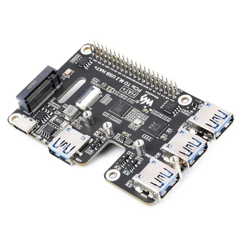 USB 3.2 Gen1 и M.2 HAT+ для Raspberry Pi 5